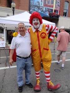 Don Tyne and Ronald McDonald